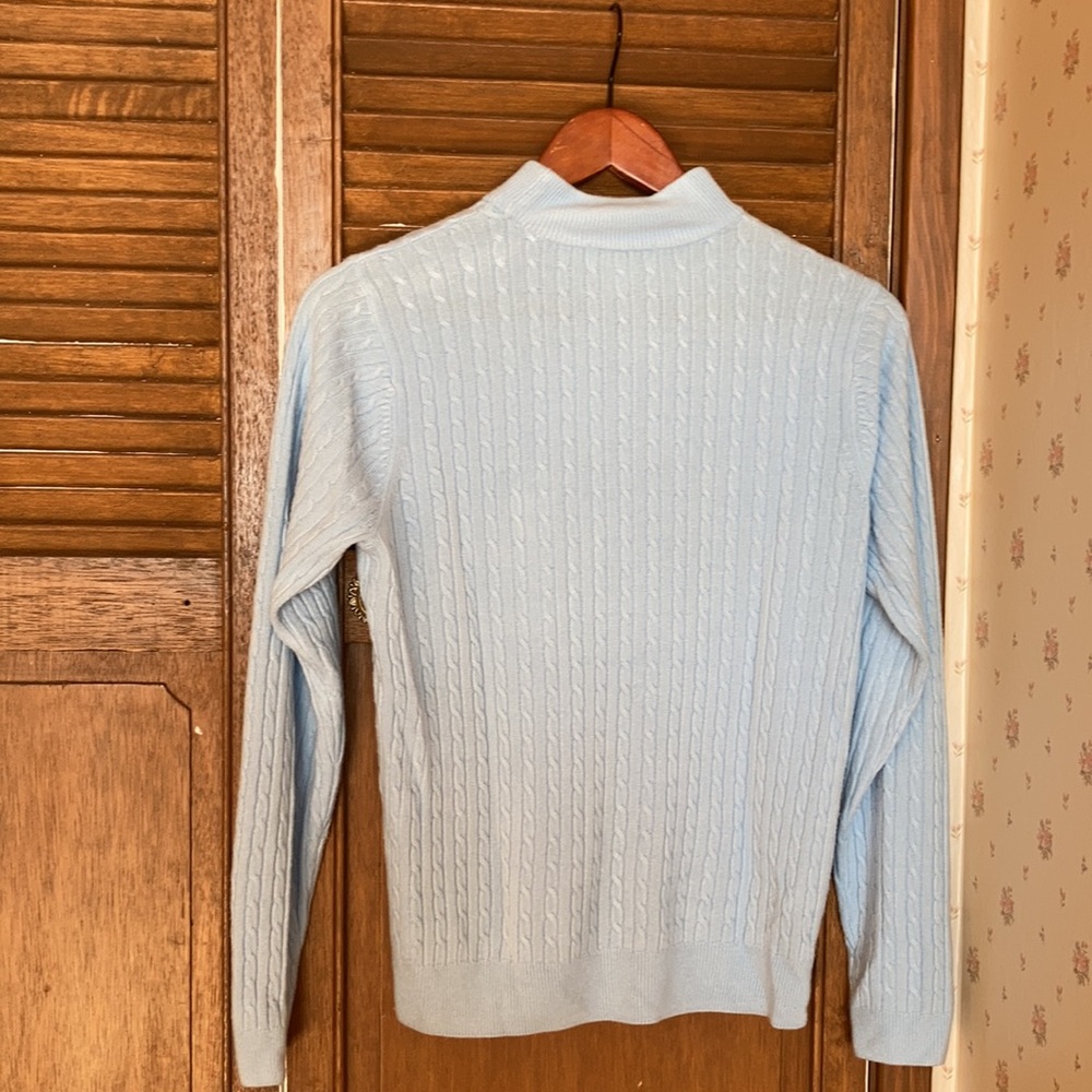 Appleseed’s Pullover Light Blue Sweater - image 3